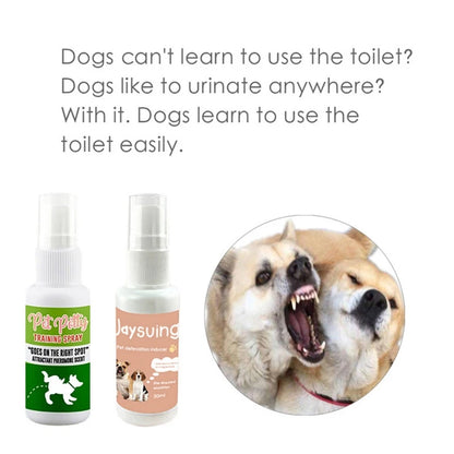 30Ml Pet Toilet Training Spray Inducer Dog Props Dogs Potty Inducer Training Tool for Outdoor Puppy Pet Training Supplies