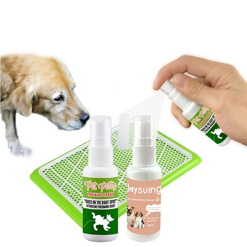 30Ml Pet Toilet Training Spray Inducer Dog Props Dogs Potty Inducer Training Tool for Outdoor Puppy Pet Training Supplies